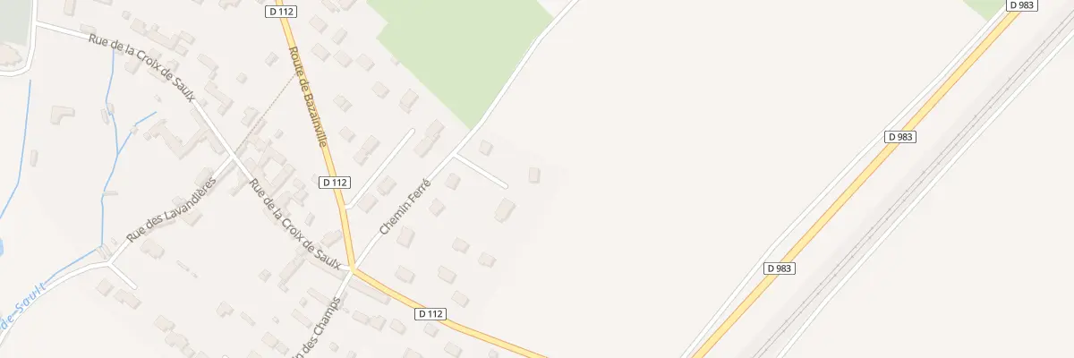 Plan du 10 Che Ferré à Richebourg