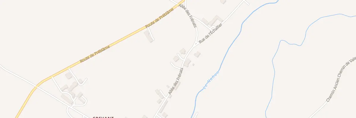 Plan du 2 All des Frénats à Val-Fouzon