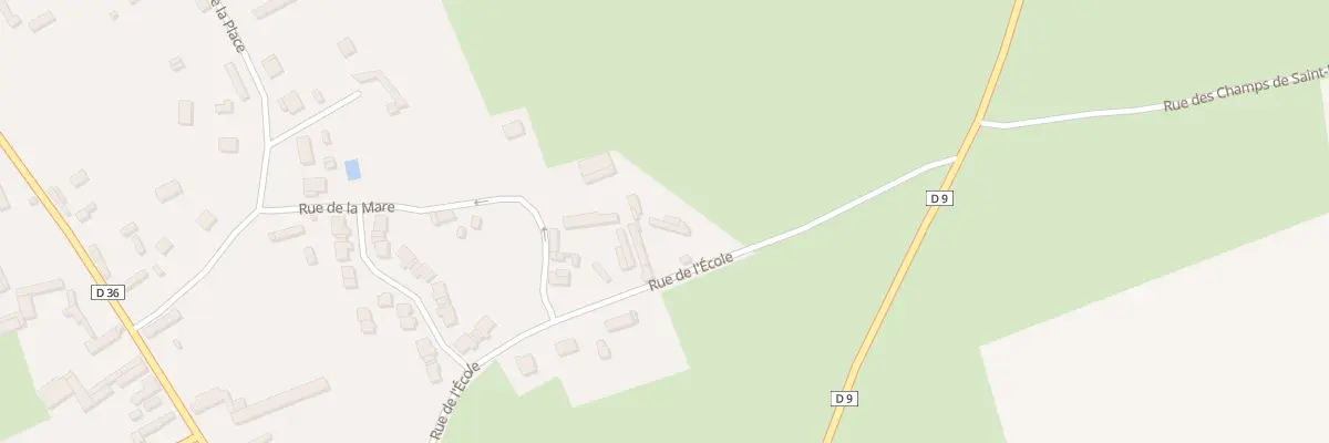 Plan du 349 Rue de l’Ecole à Conteville