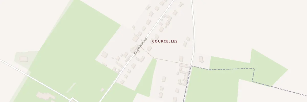 Plan du 512 Rue d’Acheux à Aigneville