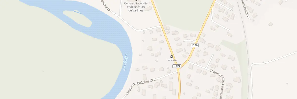 Plan du 33 Rte de Paris à Varilhes