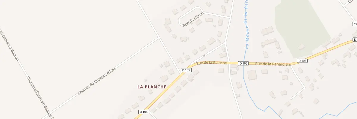Plan du 11 Rue du Héron à Baccon