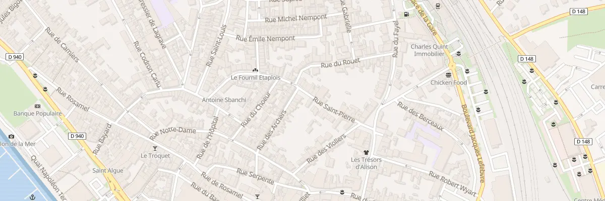Plan du 28 Rue des Archers à Étaples