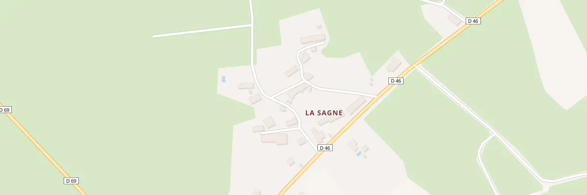 Plan du 27 La Sagne à Sagnat