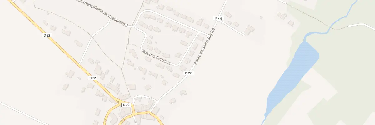 Plan du 20 Rue des Cerisiers à Roquesérière