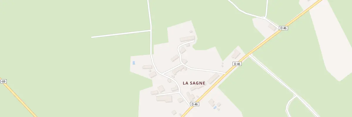 Plan du 18 La Sagne à Sagnat