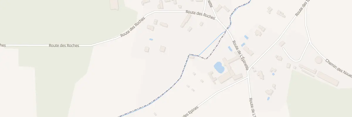 Plan du 1 Rte des Roches à La Hauteville