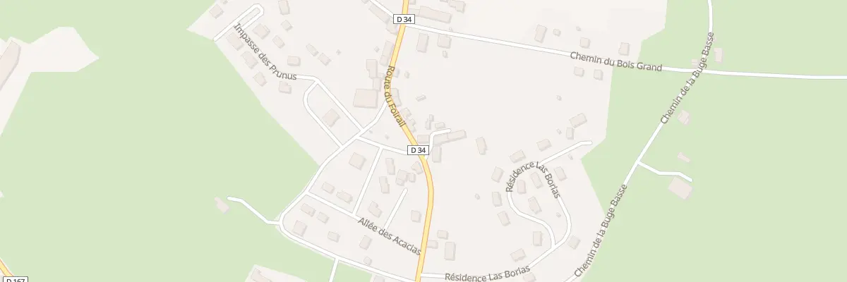 Plan du 24 Rte du Foirail à Lagraulière