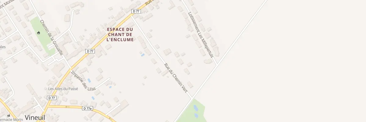Plan du 5798 Rue du Chemin Vert à Vineuil