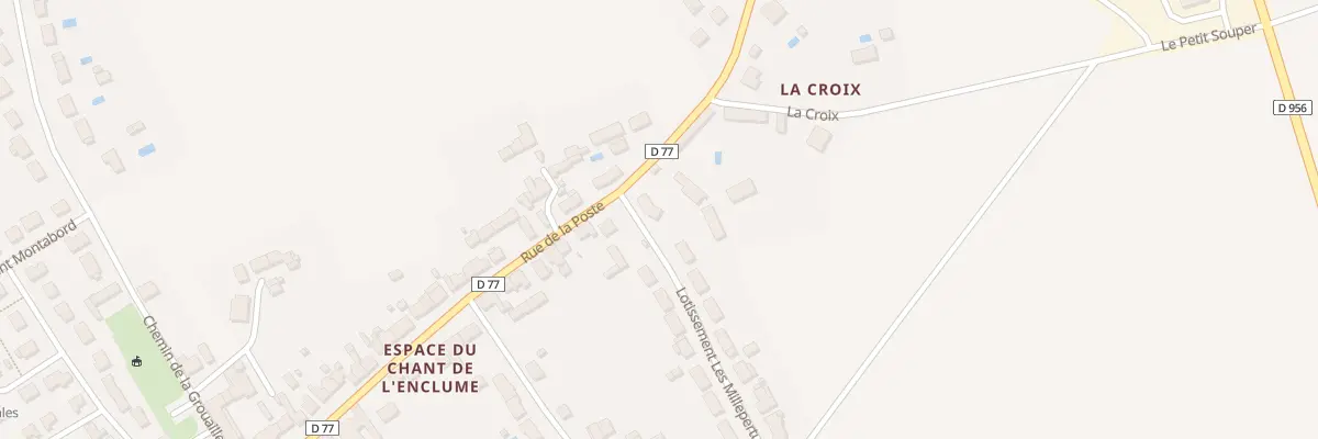 Plan du 1 Lot Les Millepertuis à Vineuil