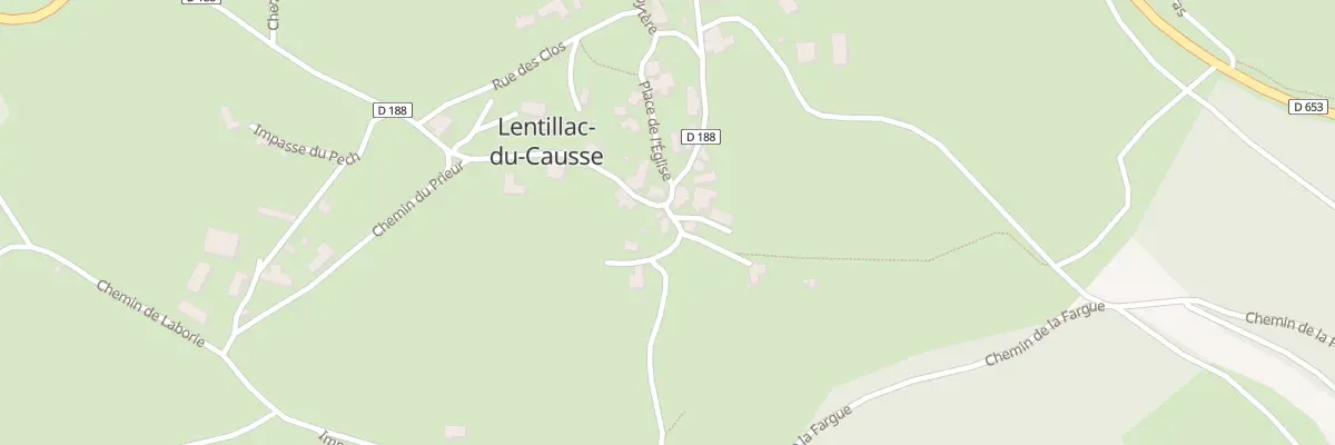 Plan du 10 Che du Coustalou à Lentillac-du-Causse