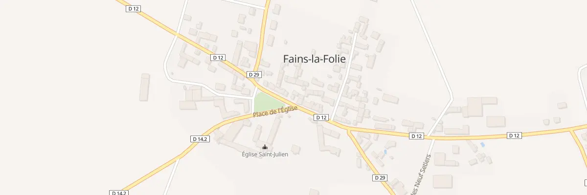 Plan du 12 Pl de l’Eglise à Éole-en-Beauce