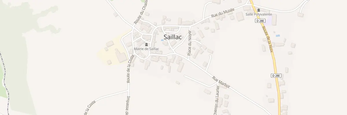 Plan du 351 Rue Marbot à Saillac