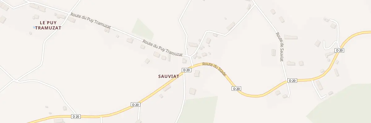 Plan du 5032 Sauviat à Meilhards