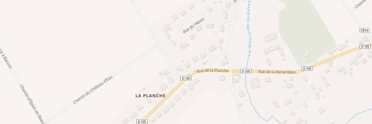 Plan du 29 Rue du Héron à Baccon