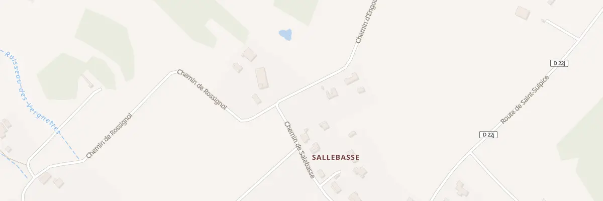 Plan du 316 Che de la Salle Basse à Roquesérière