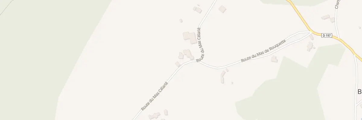 Plan du 5219F Mas de Celarie à Crégols