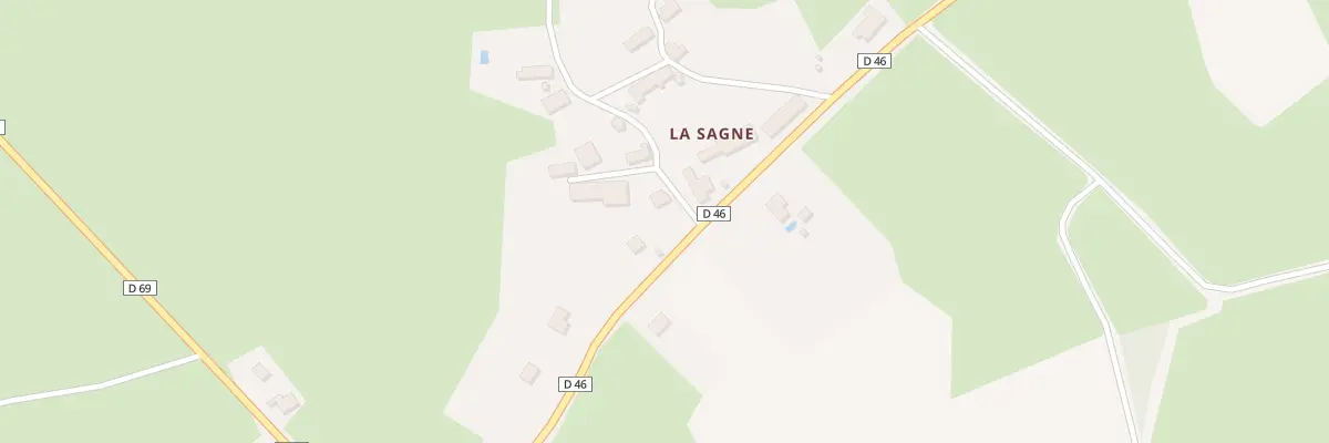 Plan du 6 La Sagne à Sagnat