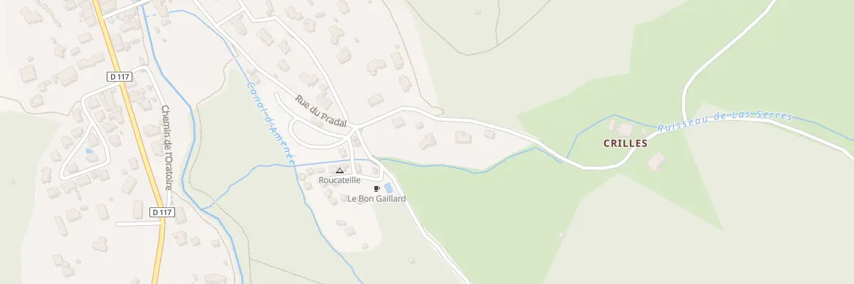 Plan du 637 Rue du Pradal à Montgailhard