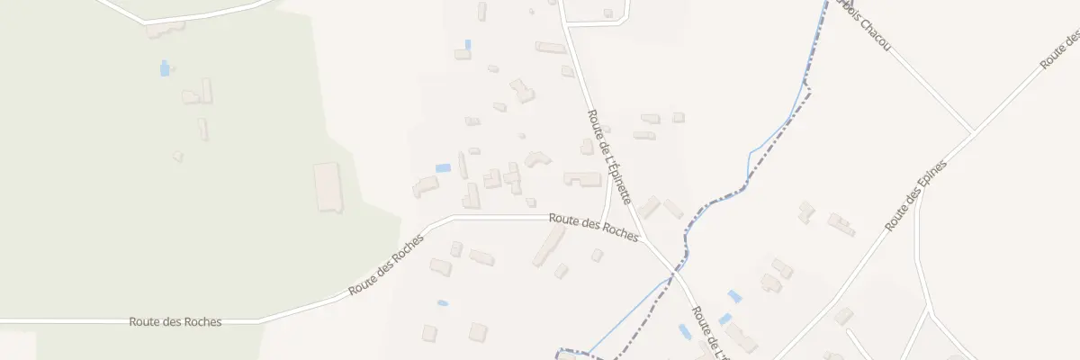 Plan du 2 Rte des Roches à La Hauteville