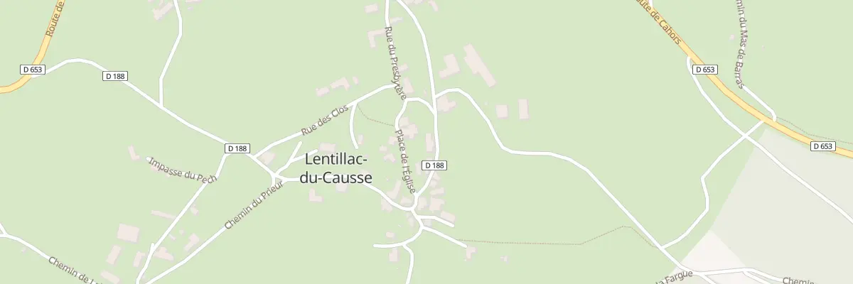 Plan du 237 Rue du Tour de Ville à Lentillac-du-Causse