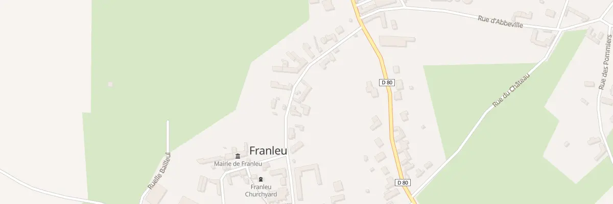 Plan du 10 Rue de l’Eglise à Franleu