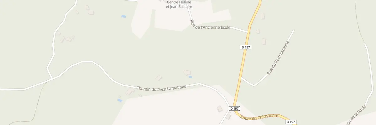 Plan du 110 Chem du Pech Lamat bas à Berganty