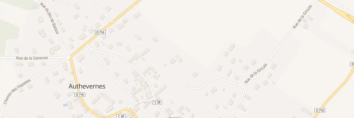 Plan du 6 Rue du Claquet à Authevernes