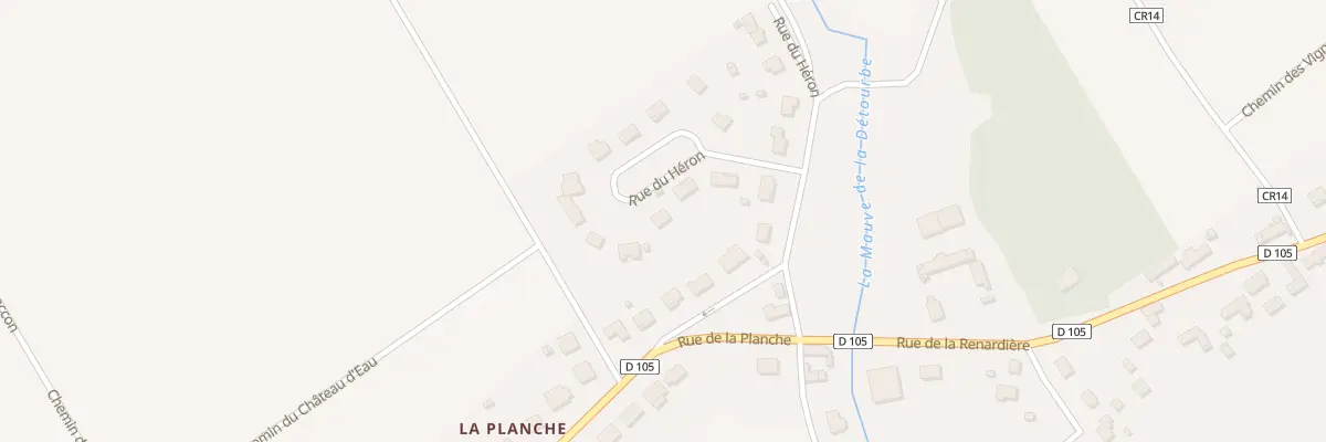 Plan du 327 Rue du Héron à Baccon