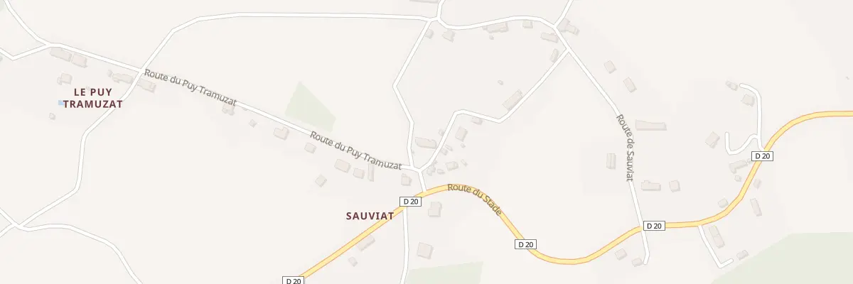 Plan du 5151 Sauviat à Meilhards