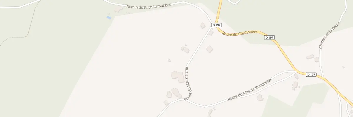 Plan du 5210F Mas de Celarie à Berganty