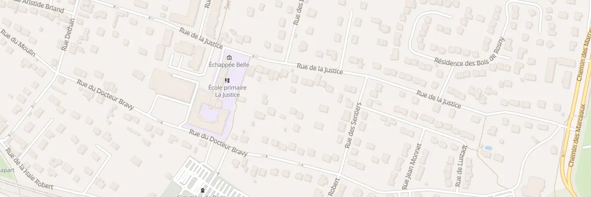 Plan du 38 Rue de la Justice à Rosny-sur-Seine