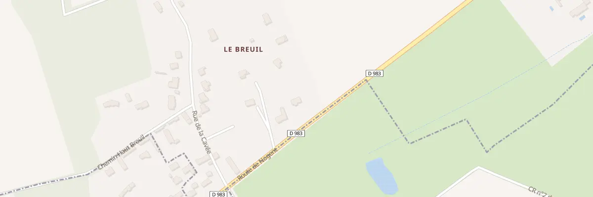 Plan du 4 Rte de Nogent à Condé-sur-Vesgre