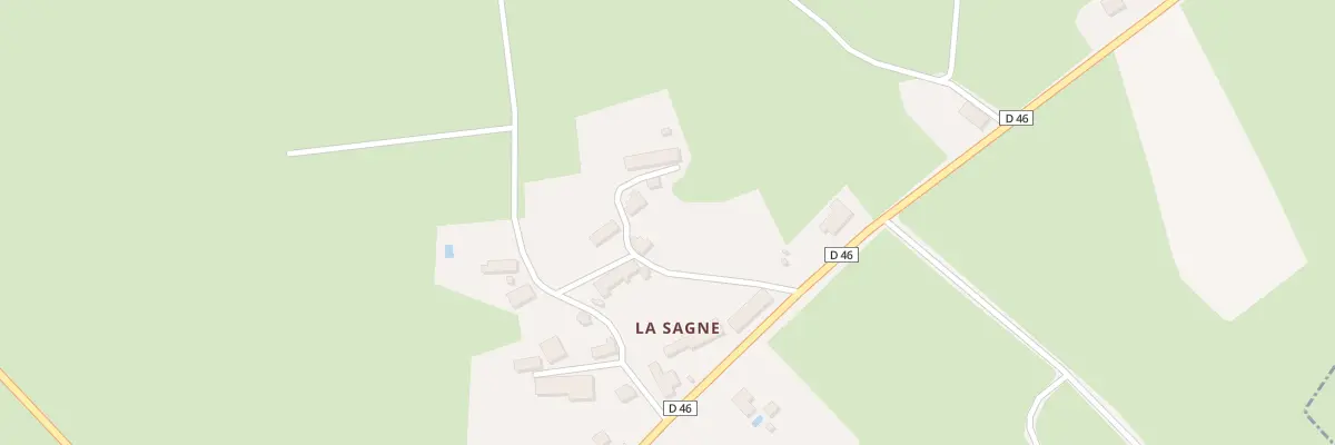 Plan du 24 La Sagne à Sagnat