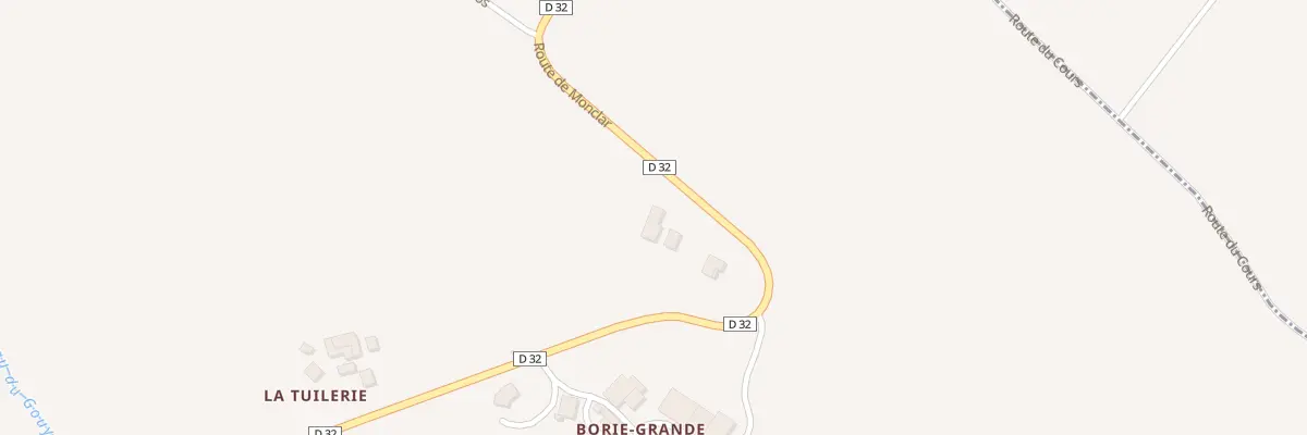 Plan du 780 Rte de Monclar D32 à Puygaillard-de-Quercy