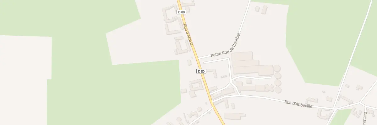 Plan du 9 Rue d’Arrest à Franleu