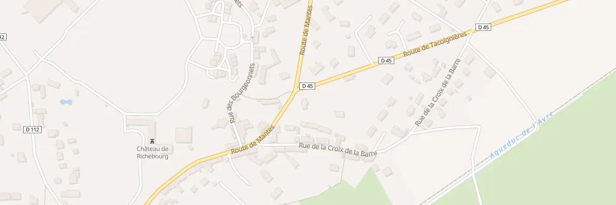 Plan du 5T Rue de la Croix de la Barre à Richebourg