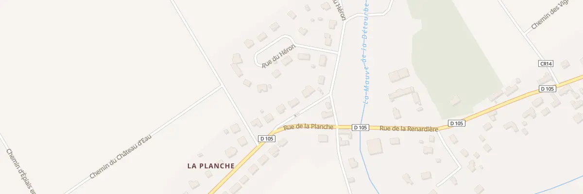 Plan du 83 Rue du Héron à Baccon