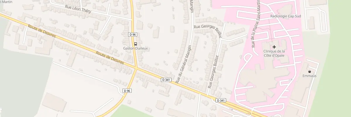 Plan du 74 Rue du General Mangin à Saint-Martin-Boulogne