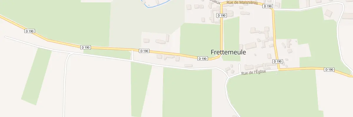 Plan du 11 Rue de Maisnières à Frettemeule