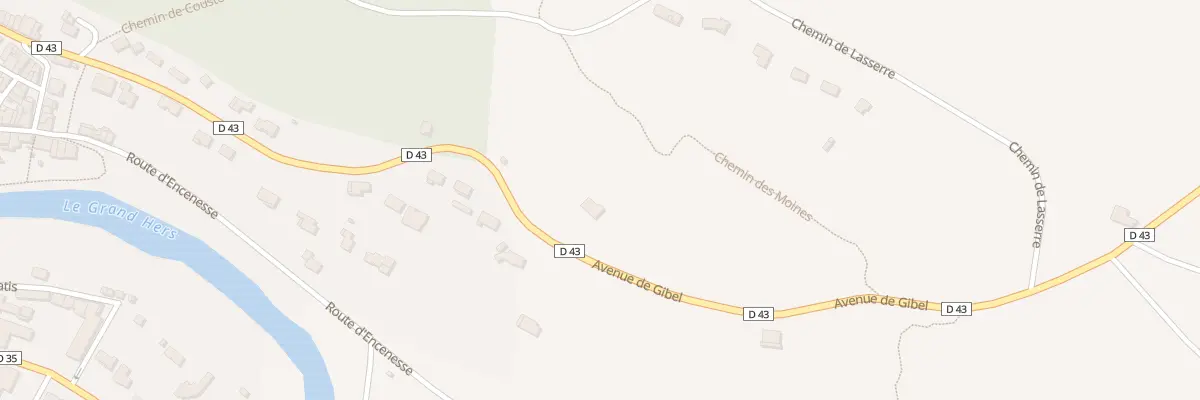 Plan du 56 Av de Gibel à Calmont