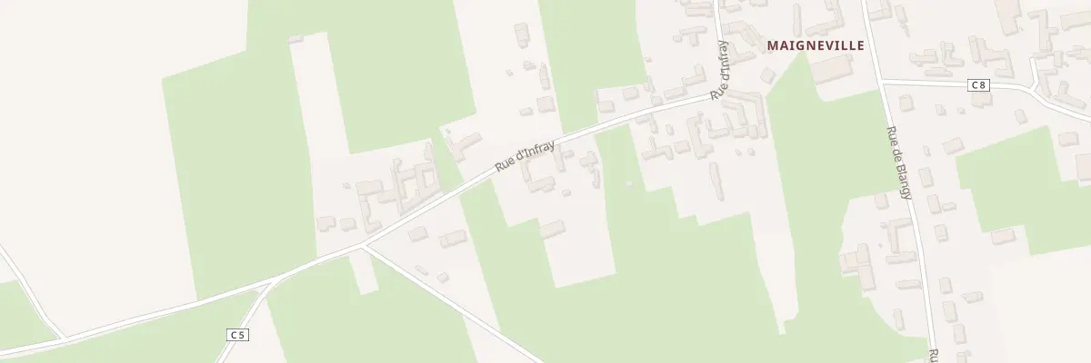 Plan du 23 Rue d’Infray à Frettemeule