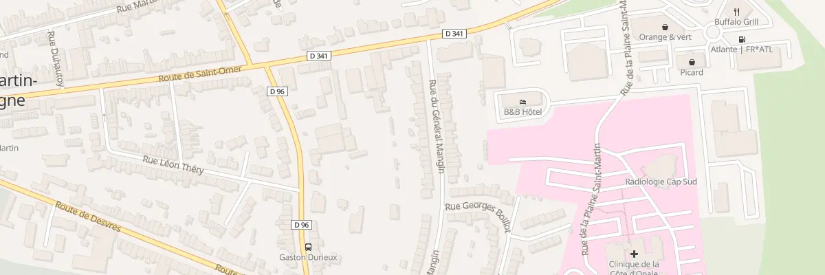 Plan du 26 Rue du General Mangin à Saint-Martin-Boulogne