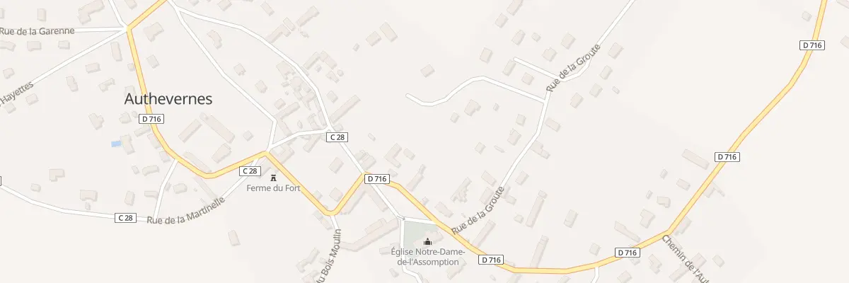 Plan du 6 Pl de l’Eglise à Authevernes