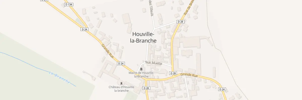 Plan du 2 Rue au Coq à Houville-la-Branche