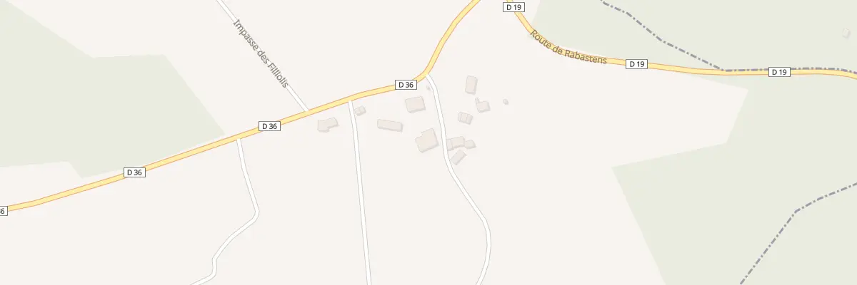 Plan du 86 Imp de Larroque à Montgaillard