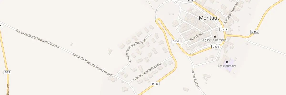 Plan du 10 Lot des Remparts à Montaut