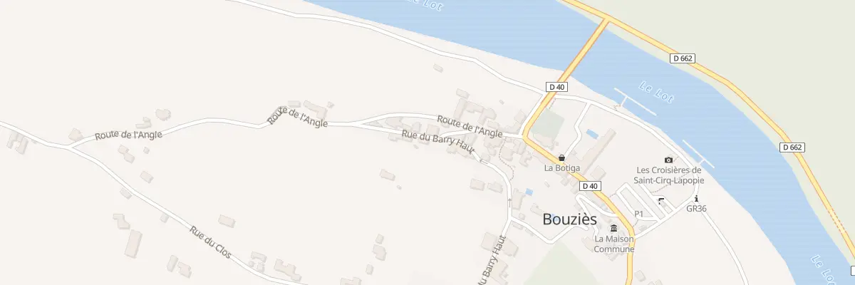 Plan du 5067 Le Bourg à Bouziès