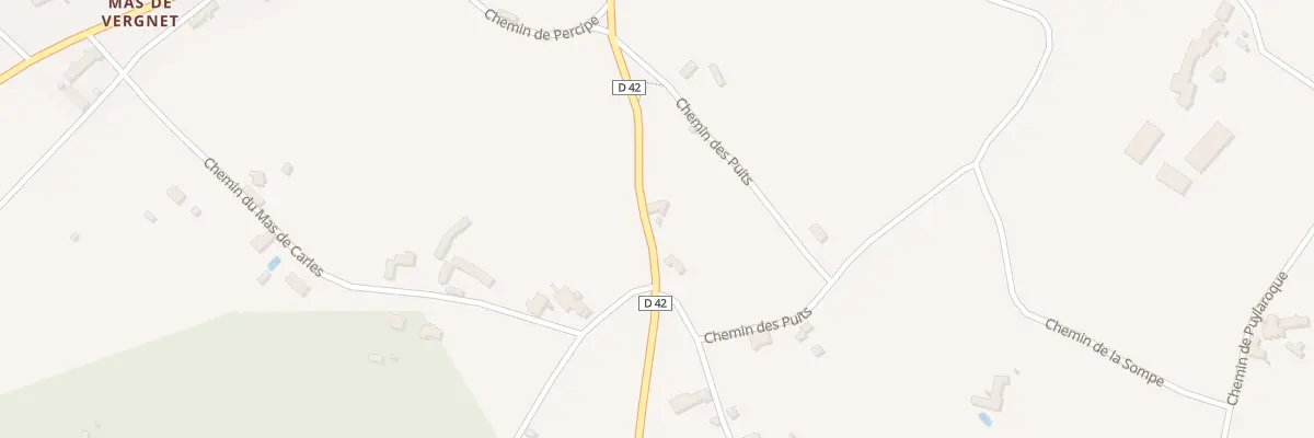 Plan du 5222 Mas de Vinagrou Sud à Concots