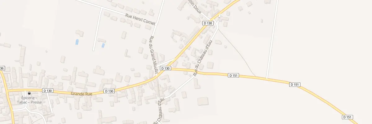 Plan du 3 Rue de la Grande Mare à Prunay-le-Gillon